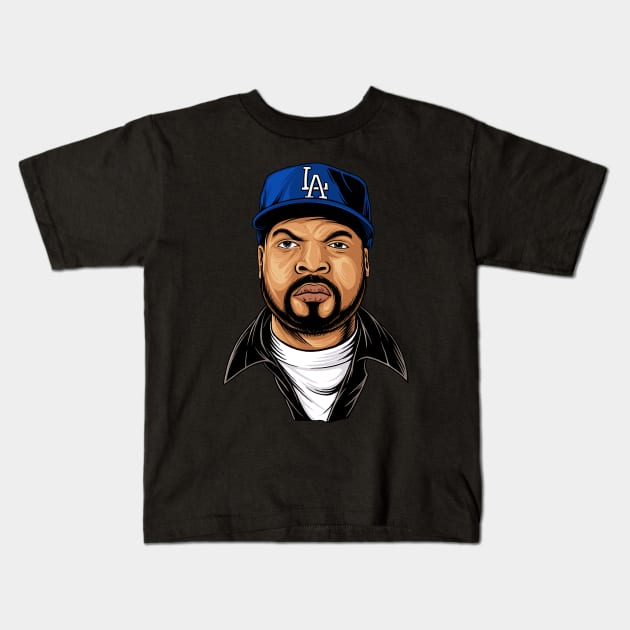 Ice Cube Kids T-Shirt by Eterfate Studio